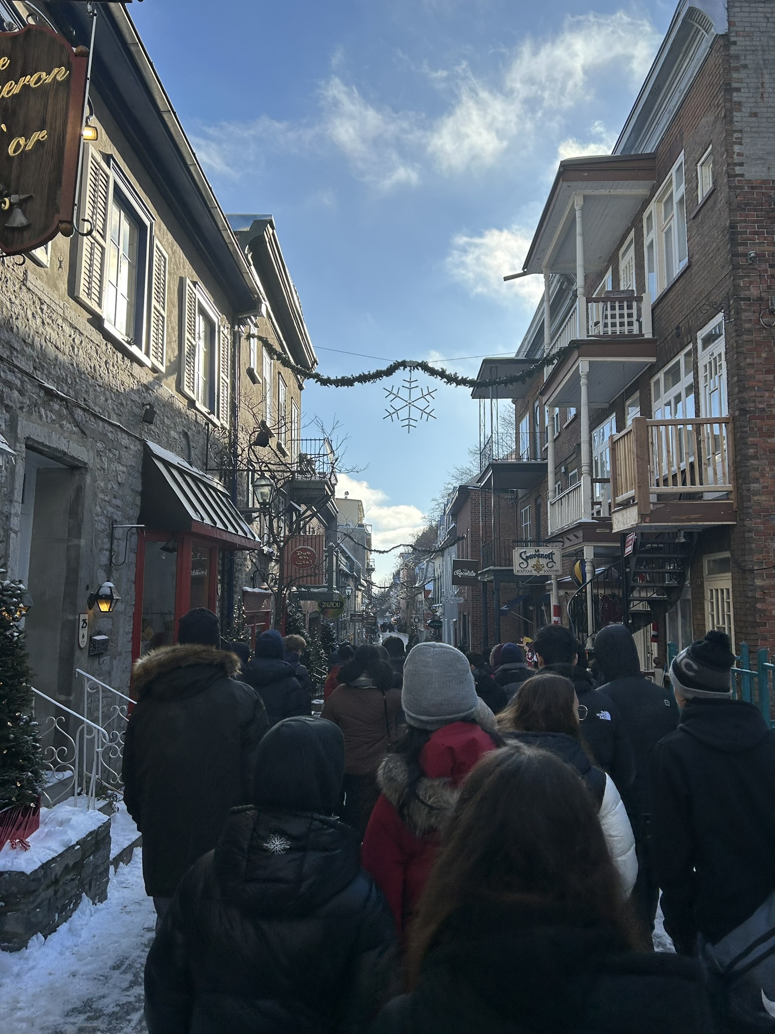 Promenade dans les rues de Québec